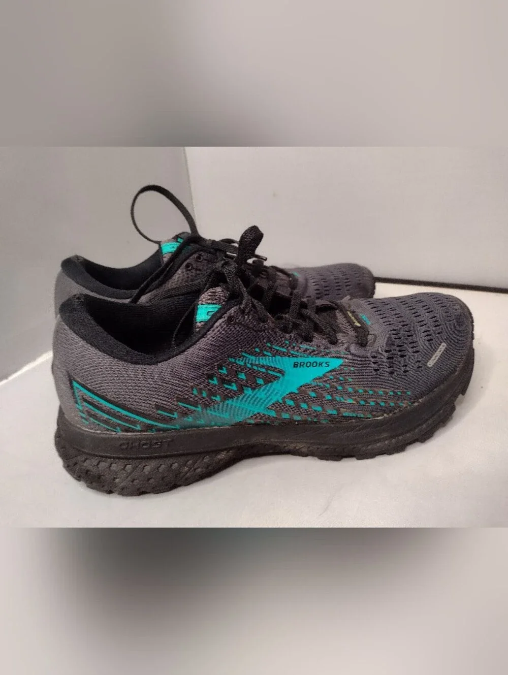 Brooks Ghost 13 GTX Gore-Tex Waterproof Running Shoes Gray Women’s 8.5 OO